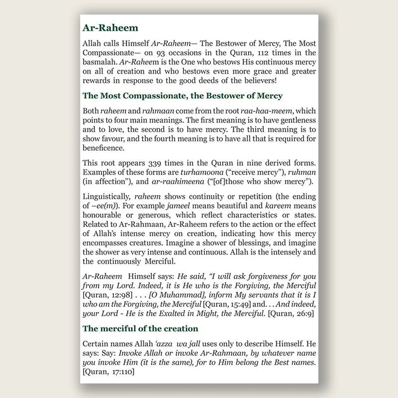99 Names Of Allah | Al Asmaa Ul Husnaa | How To Live By The Names Of Allah | 3 Volumes
