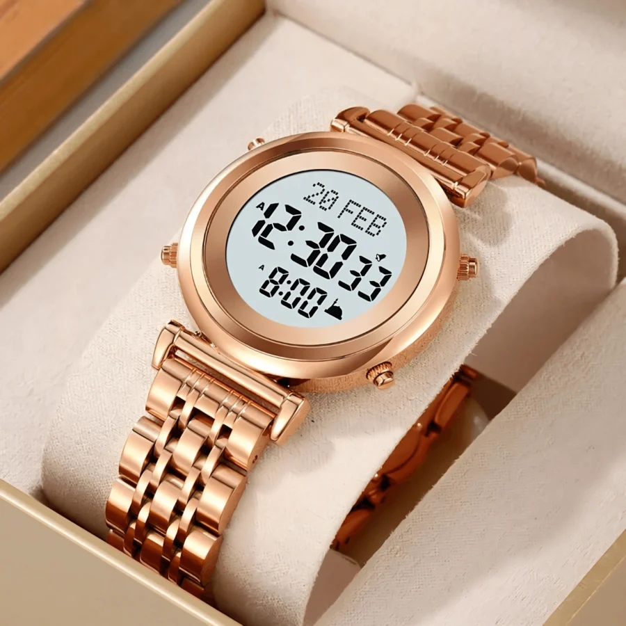 Elle Rose Gold Muslim Watch